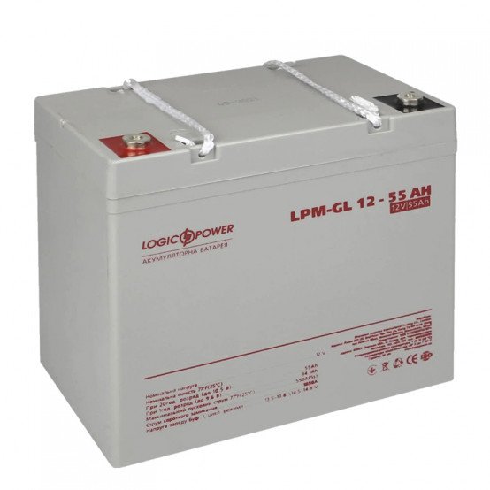 Аккумулятор гелевой Logicpower LP-GL 12-55 AH