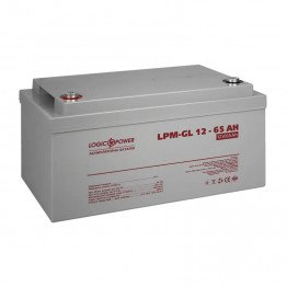 Акумулятор гелевий Logicpower LP-GL 12-65 AH
