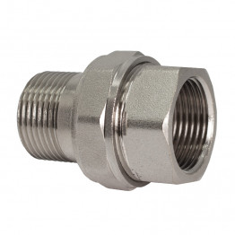 Американка нікельована пряма Hydrotherm  1/2”