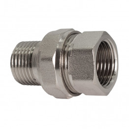 Американка нікельована пряма Hydrotherm  3/4”