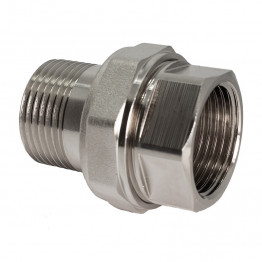 Американка нікельована пряма Hydrotherm 1”