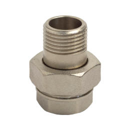 Американка пряма нікельована Karro 3/4”