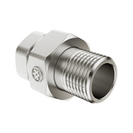 Американка пряма нікельована Miraya 3/4”