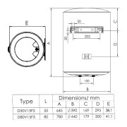 Бойлер Onlyheat D80V153 80 l