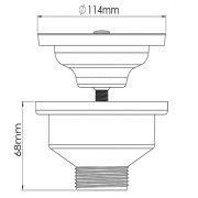Выпуск для сифона Nova 1040N 3 1/2"