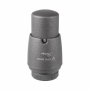 Дизайн краны радиаторные Vario Term Royal с термоголовкой 1/2” x 1/2” графит