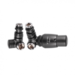 Дизайн крани радіаторні Vario Term Vision з термоголовкою 1/2” x М22x1.5 чорний (правий)