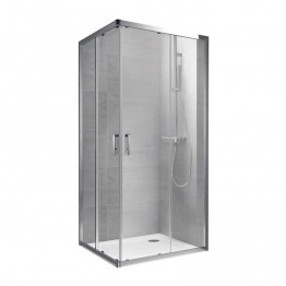 Душова кабіна Koller Pool GRACE G12080SC 1200x800x1900 прямокутна прозора без піддона