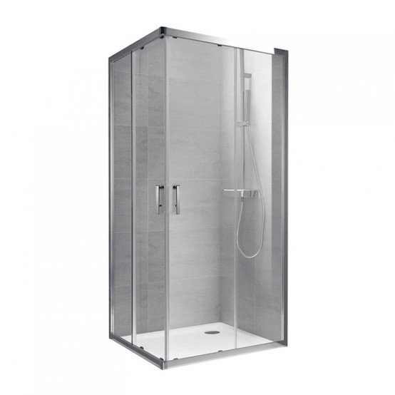 Душова кабіна Koller Pool GRACE G12080SC 1200x800x1900 прямокутна прозора без піддона