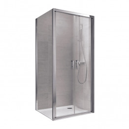 Душова кабіна Koller Pool NEON-S ND90C+S90C 900x900x1900 квадратна прозора без піддона