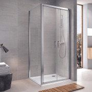 Душова кабіна Koller Pool NEON-S ND90C+S90C 900x900x1900 квадратна прозора без піддона