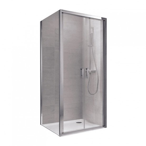 Душова кабіна Koller Pool NEON-S ND90C+S90C 900x900x1900 квадратна прозора без піддона