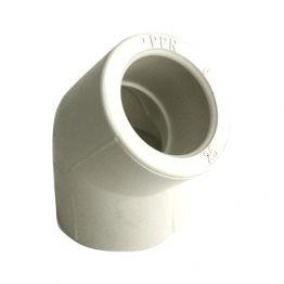 Коліно поліпропіленове Grandi Therm 40х45°
