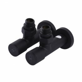 Комплект дизайн кранов Solomon Lux 7777 1/2”x1/2” черный
