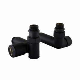 Комплект дизайн кранов под ТЭН Solomon Lux 7777 Black TEN 1/2”x1/2”