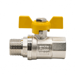Кран газовий кульовий Karro Standart+ ВЗ 3/4”