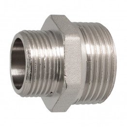 Ніпель нікельований редукційний Remi 3/4” х 1”