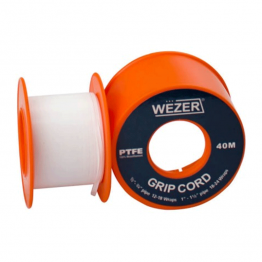 Нитка тефлонова Wezer 2 мм х 0,2 мм х 40 м біла