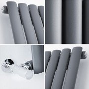 Радиатор дизайнерский Ideale Adele 11 8/1800/472 антрацит
