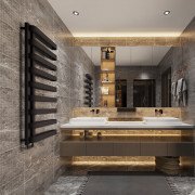 Полотенцесушитель дизайнерский Ideale Gia 11 9/1300/500 черный