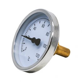 Термометр фронтальний Karro 120 °С, Ø 63, 1/2”