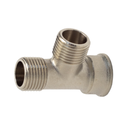 Трійник нікельований Karro ЗЗВ 1/2”