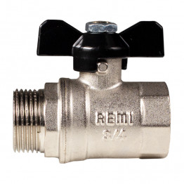 Кран водяной шаровой Remi ВН 3/4”