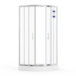 Душова кабіна Britc Lira 90x90 см з піддоном (скло 4 мм)