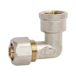 Колено металлопластиковое разборное Gross РВ 20х3/4