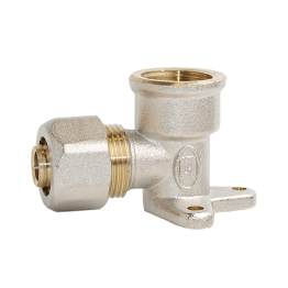 Коліно металопластикове розбірне монтажне Gross 16х1/2”