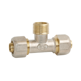 Трійник металопластиковий розбірний Gross 16х1/2”х16 РЗ