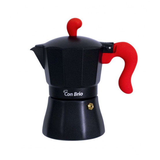 Кавоварка гейзерна Con Brio 450мл CB-6609-Red