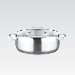 Каструля з кришкою Shallow MR-3514-22