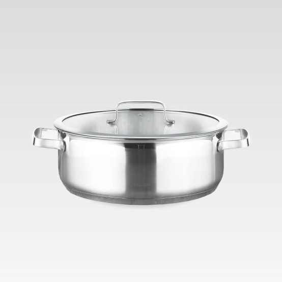 Каструля з кришкою Shallow MR-3514-22
