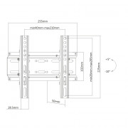 Похиле кріплення для ТВ DIGITAL DRP-T25
