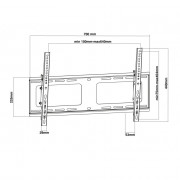 Похиле кріплення для ТВ DIGITAL DRP-T46