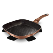 Сковорода-гриль Berlinger Haus 28см RoseGold Noir Metallic BH-1889